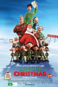 arthur christmas movie poster