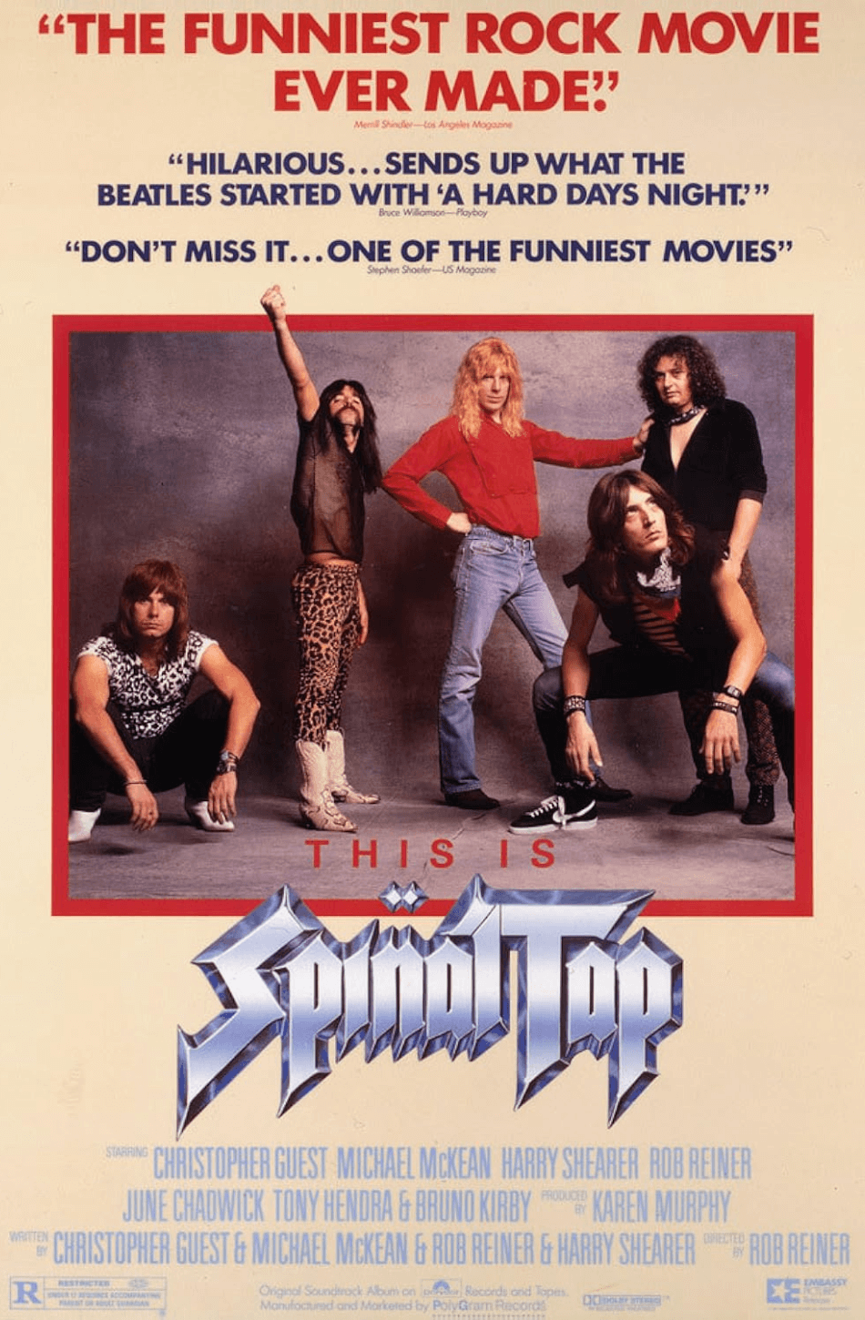 This Is Spinal Tap movie poster 1984