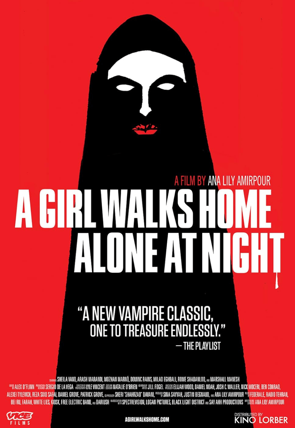 A Girl Walks Home Alone at Night - Movie Poster