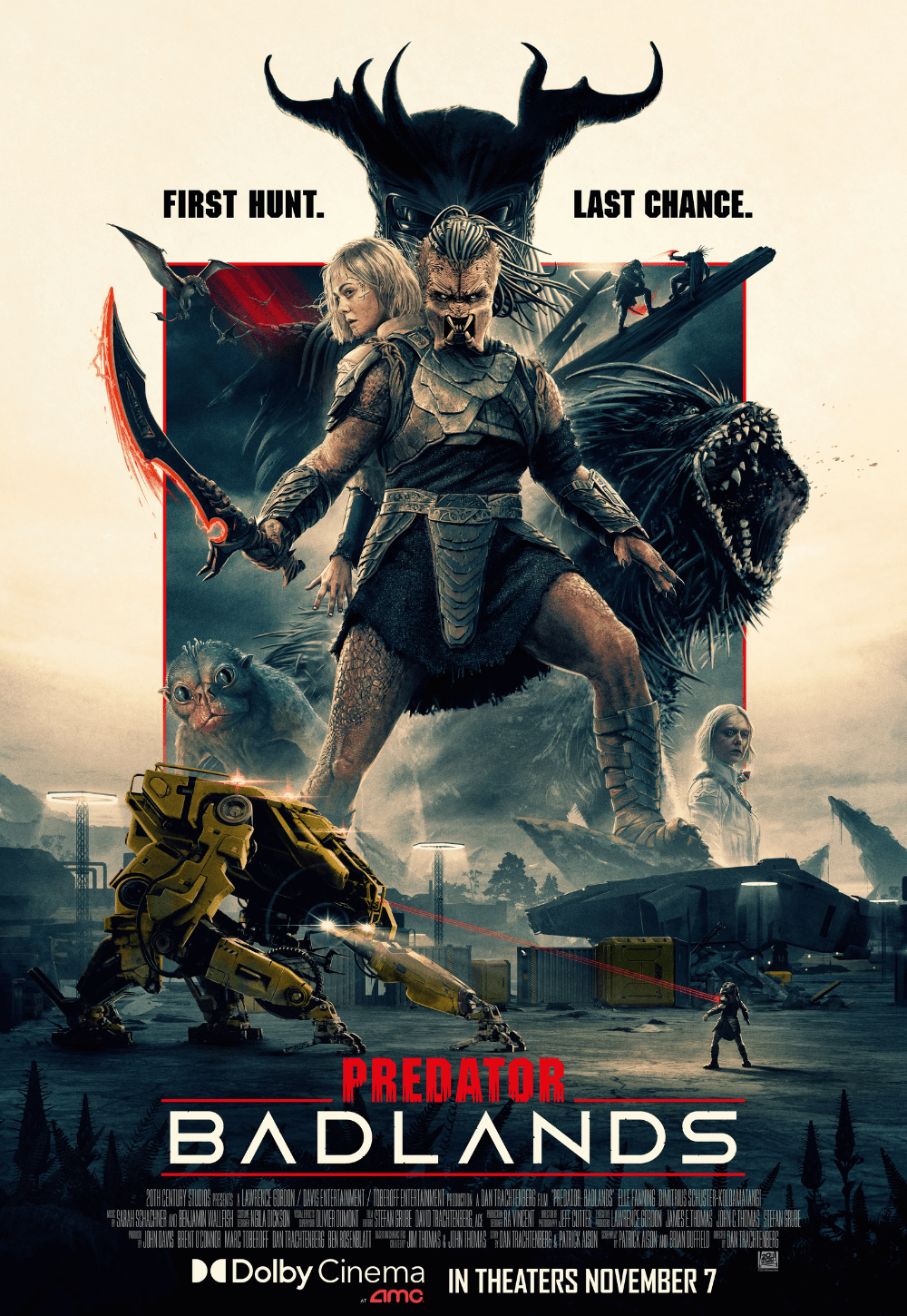 Predator Badlands Movie Poster