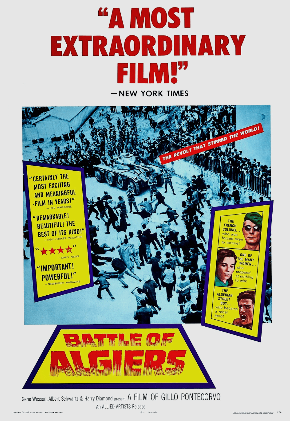 The Battle of Algiers movie poster