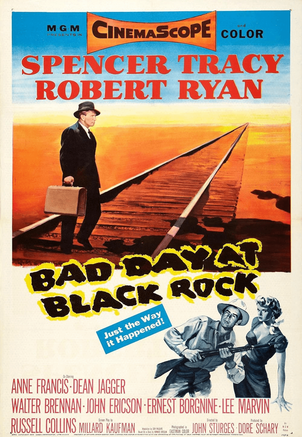 Bad Day at Black Rock movie poster