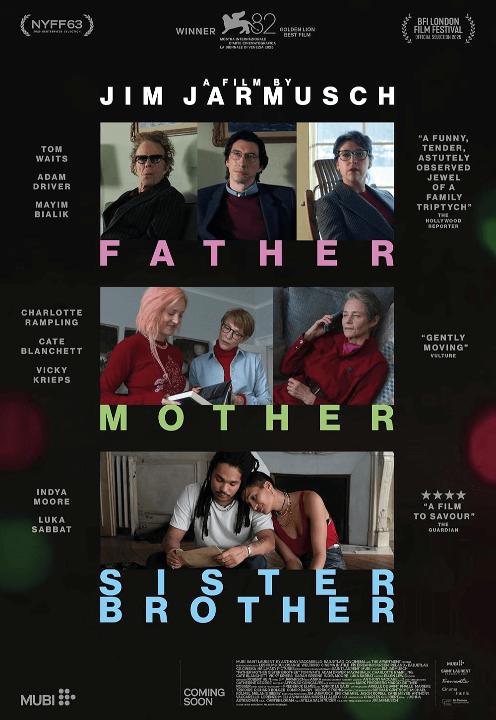 Father Mother Sister Brother movie poster 2025