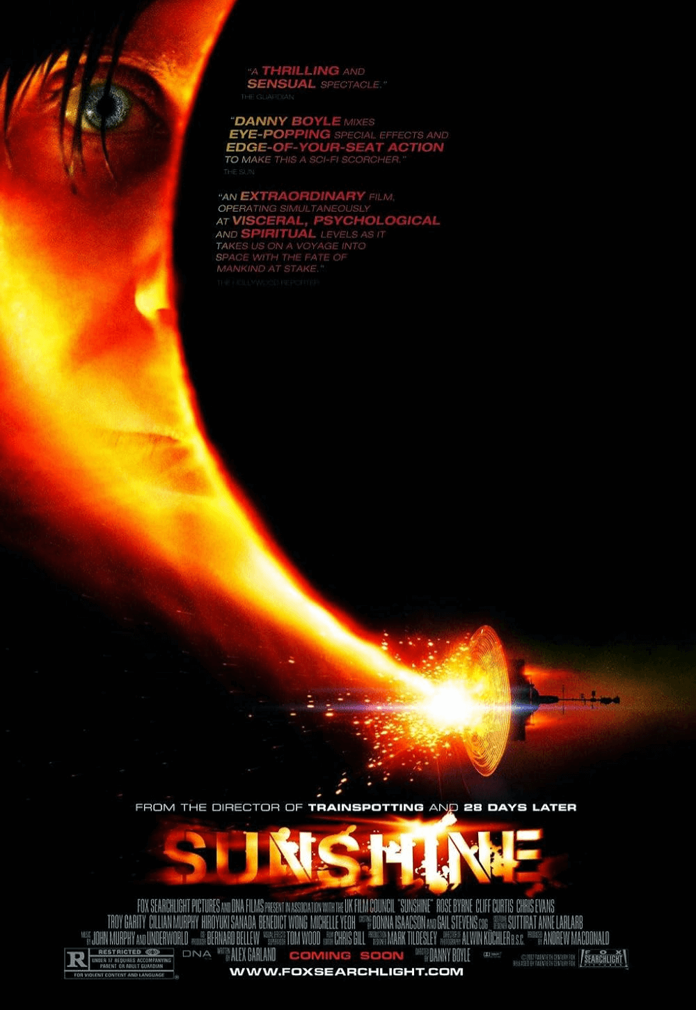 Sunshine 2007 movie poster