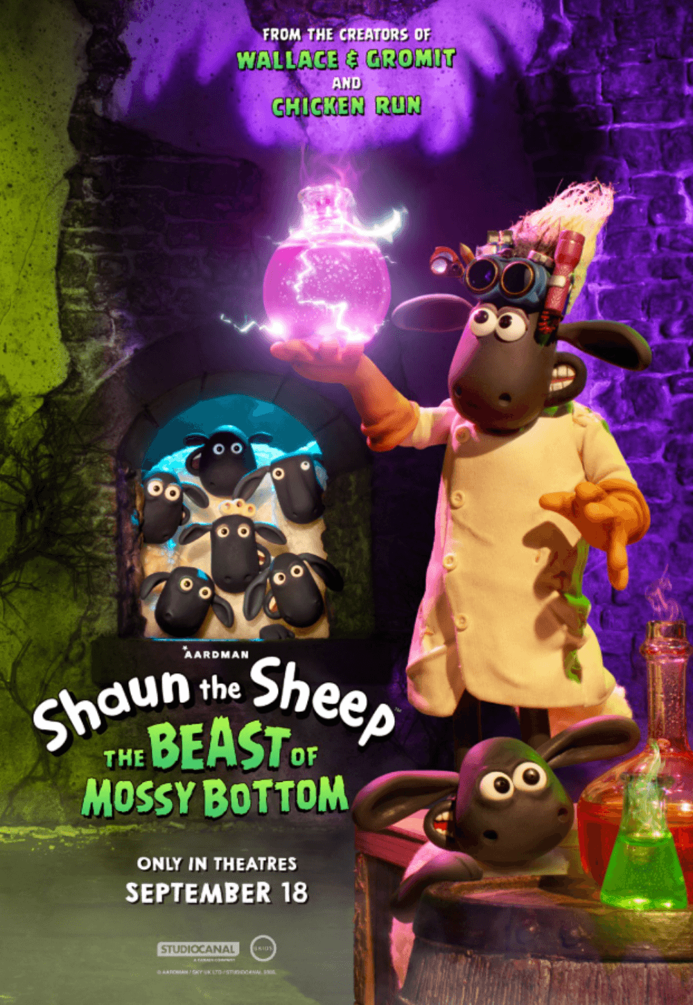 Shaun the Sheep The Beast of Mossy Bottom movie poster